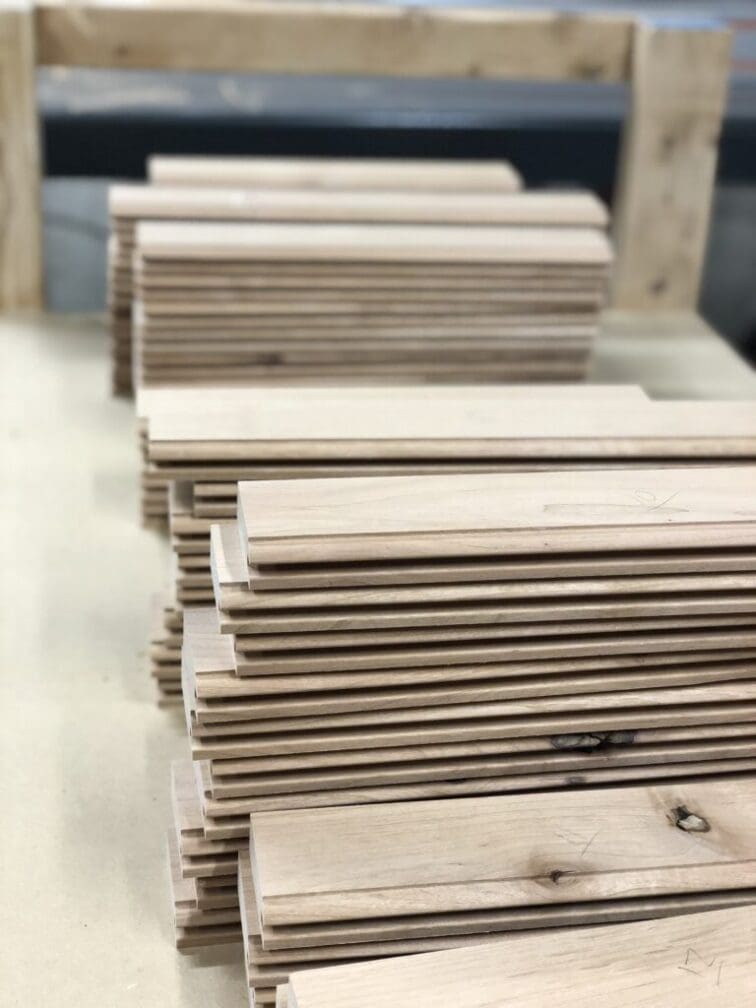 Knotty Alder Rails